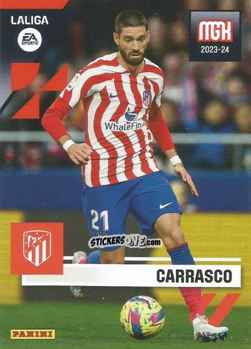Cromo Carrasco - LaLiga 2023-2024. Megacracks n. 86 - Panini