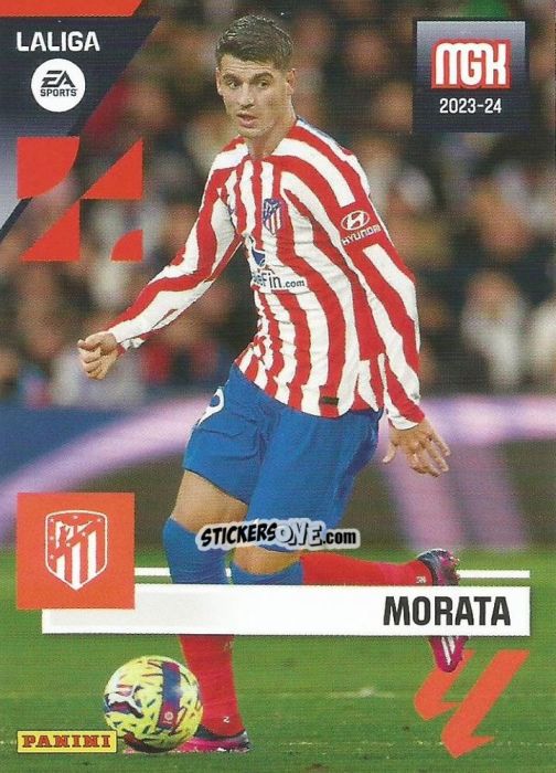 Figurina Morata - LaLiga 2023-2024. Megacracks n. 90 - Panini
