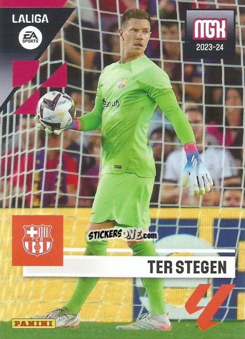 Figurina Ter Stegen - LaLiga 2023-2024. Megacracks n. 92 - Panini