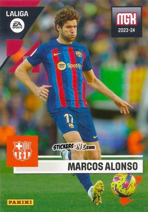 Cromo Marcos Alonso - LaLiga 2023-2024. Megacracks n. 98 - Panini