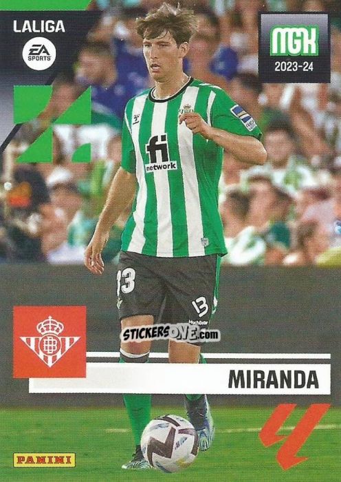 Figurina Miranda - LaLiga 2023-2024. Megacracks n. 115 - Panini