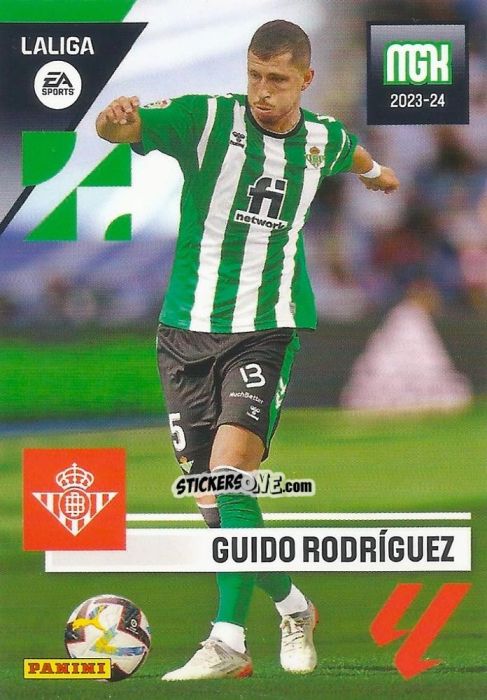 Cromo Guido Rodríguez - LaLiga 2023-2024. Megacracks n. 117 - Panini