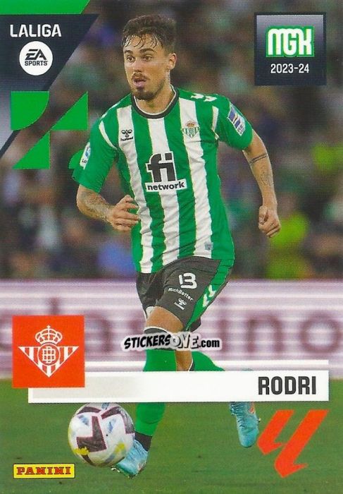 Figurina Rodri - LaLiga 2023-2024. Megacracks n. 122 - Panini
