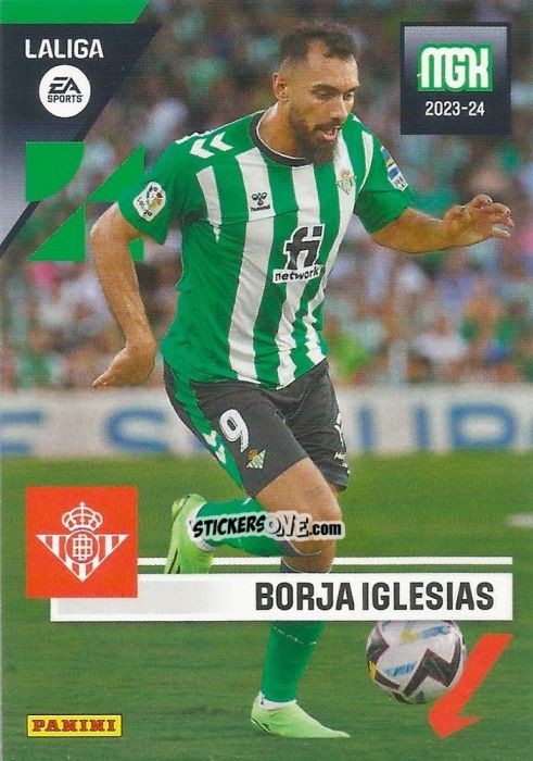 Figurina Borja Iglesias - LaLiga 2023-2024. Megacracks n. 125 - Panini