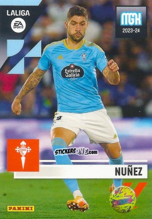 Cromo Núñez - LaLiga 2023-2024. Megacracks n. 150 - Panini