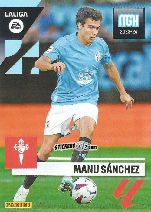 Figurina Manu Sánchez - LaLiga 2023-2024. Megacracks n. 152 - Panini