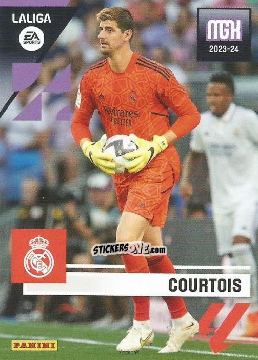 Figurina Courtois - LaLiga 2023-2024. Megacracks n. 236 - Panini
