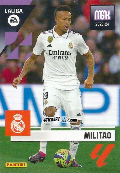 Figurina Militao - LaLiga 2023-2024. Megacracks n. 240 - Panini