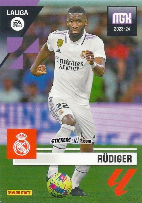 Cromo Rüdiger - LaLiga 2023-2024. Megacracks n. 241 - Panini