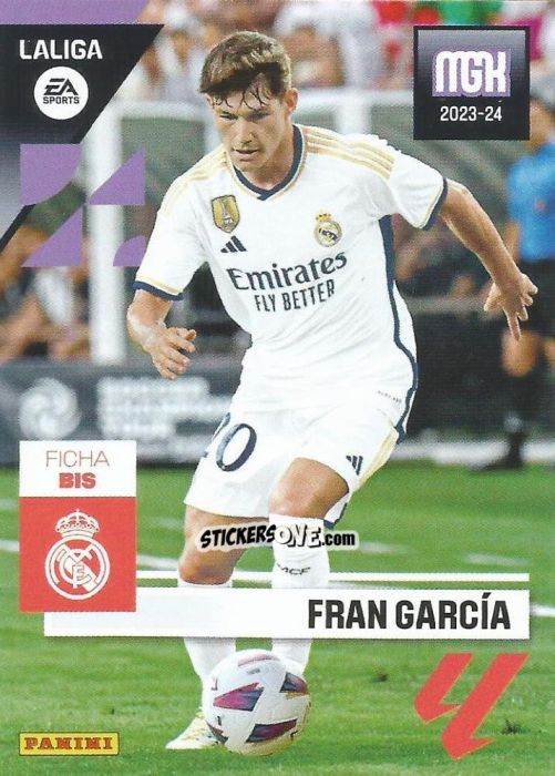 Cromo Fran Garcia - LaLiga 2023-2024. Megacracks n. 242bis - Panini