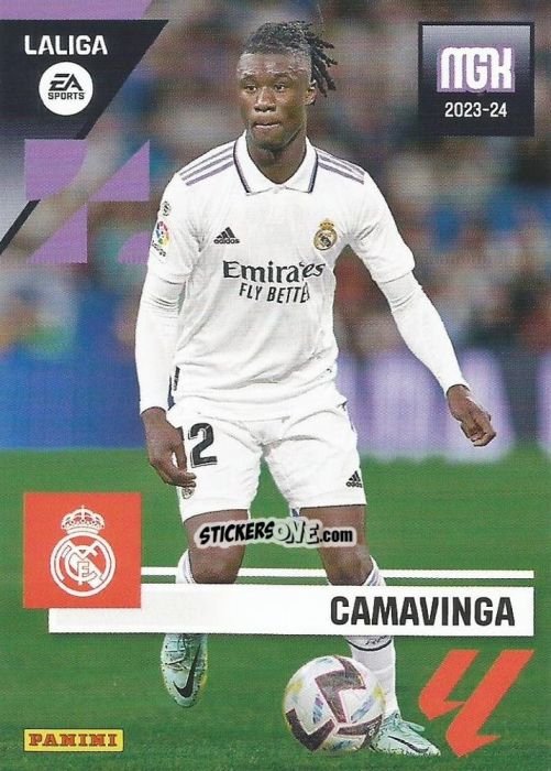 Sticker Camavinga - LaLiga 2023-2024. Megacracks n. 243 - Panini