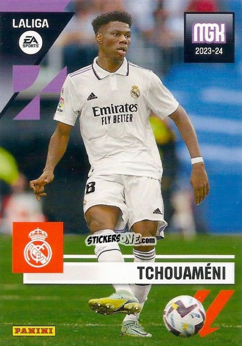 Cromo Tchouaméni - LaLiga 2023-2024. Megacracks n. 244 - Panini