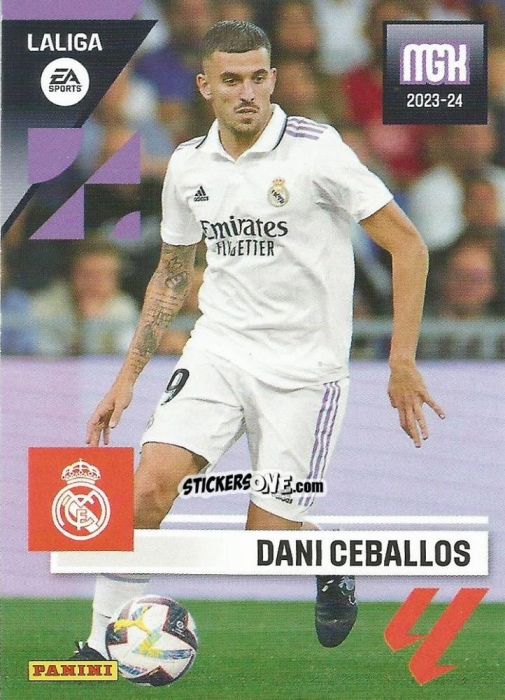 Sticker Dani Ceballos - LaLiga 2023-2024. Megacracks n. 248 - Panini