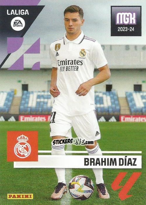 Cromo Brahim Díaz - LaLiga 2023-2024. Megacracks n. 249 - Panini