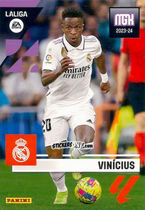 Figurina Vinícius - LaLiga 2023-2024. Megacracks n. 252 - Panini