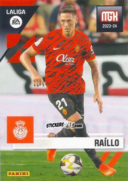 Figurina Raillo - LaLiga 2023-2024. Megacracks n. 258 - Panini