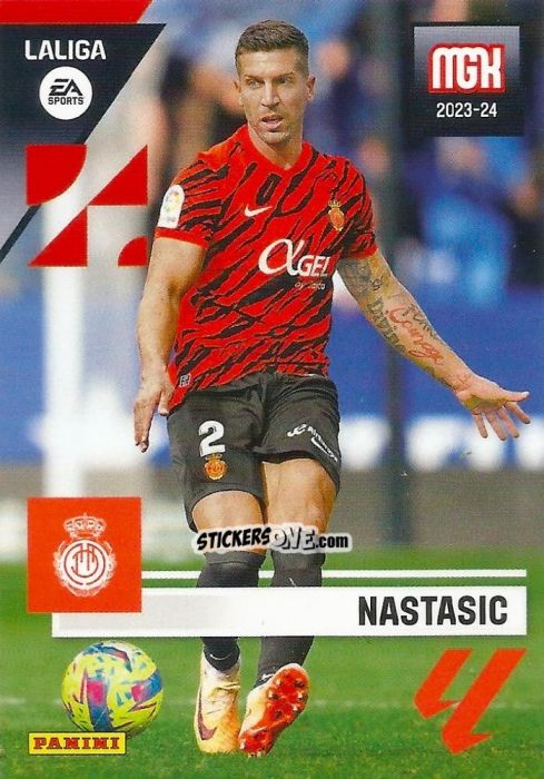 Figurina Nastasic - LaLiga 2023-2024. Megacracks n. 260 - Panini
