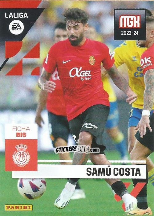 Figurina Samú Costa - LaLiga 2023-2024. Megacracks n. 263bis - Panini
