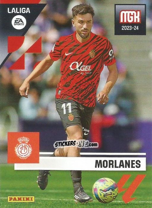 Figurina Morlanes - LaLiga 2023-2024. Megacracks n. 265 - Panini