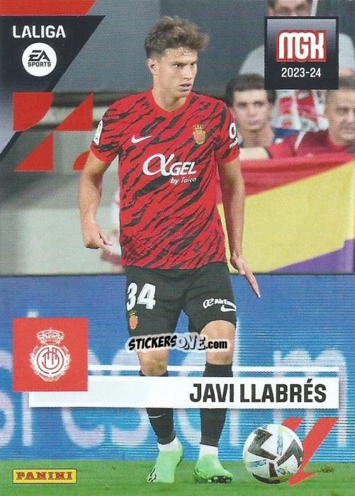 Figurina Javi Llabrés - LaLiga 2023-2024. Megacracks n. 267 - Panini