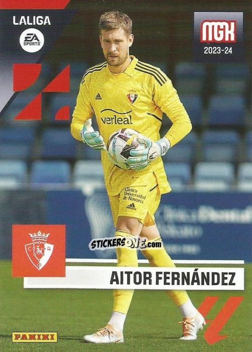 Figurina Aitor Fernández - LaLiga 2023-2024. Megacracks n. 273 - Panini