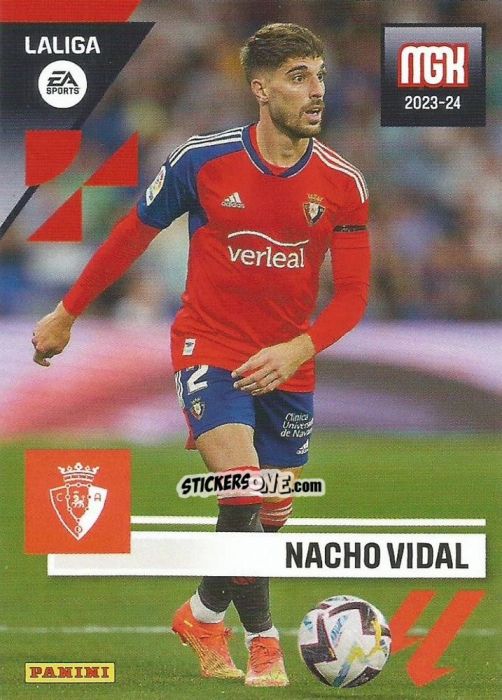 Figurina Nacho Vidal - LaLiga 2023-2024. Megacracks n. 275 - Panini
