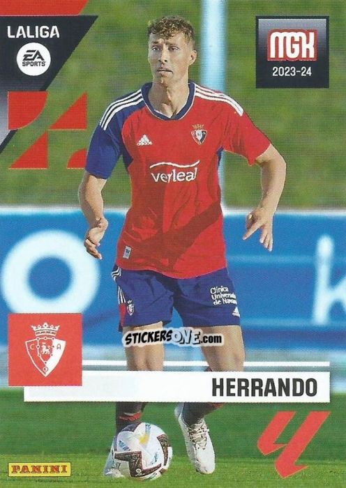 Figurina Herrando - LaLiga 2023-2024. Megacracks n. 276 - Panini