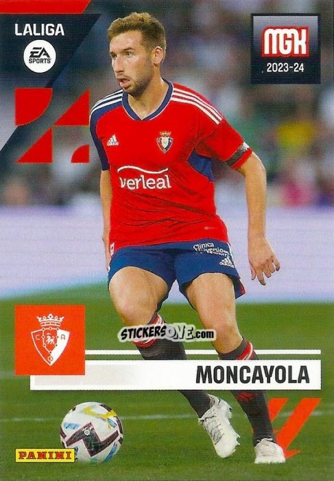 Figurina Moncayola - LaLiga 2023-2024. Megacracks n. 280 - Panini