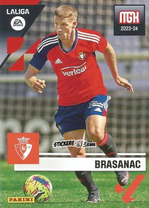 Figurina Brasanac - LaLiga 2023-2024. Megacracks n. 281 - Panini