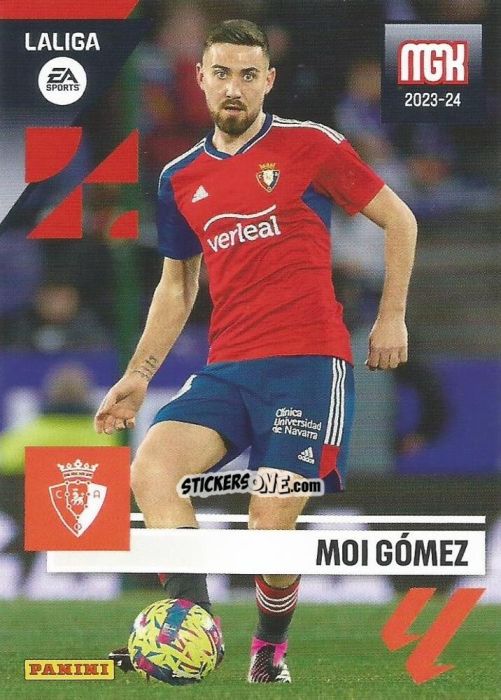 Figurina Moi Gómez - LaLiga 2023-2024. Megacracks n. 284 - Panini