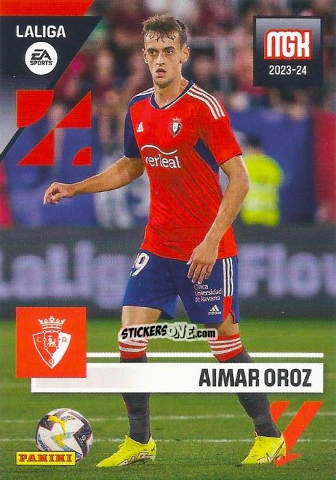 Figurina Aimar Oroz - LaLiga 2023-2024. Megacracks n. 285 - Panini
