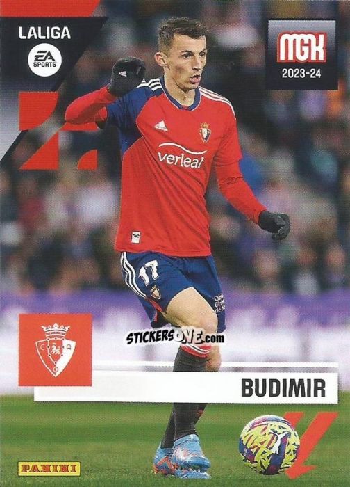 Figurina Budimir - LaLiga 2023-2024. Megacracks n. 286 - Panini