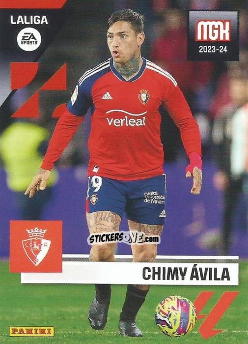 Figurina Chimy Ávila - LaLiga 2023-2024. Megacracks n. 287 - Panini