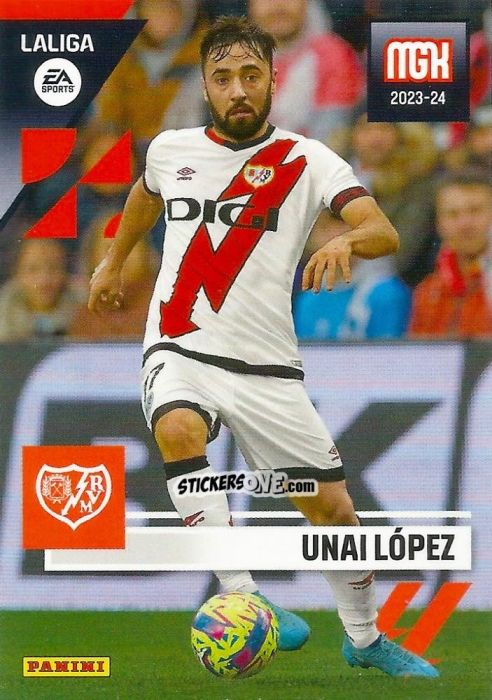 Figurina Unai López - LaLiga 2023-2024. Megacracks n. 297 - Panini