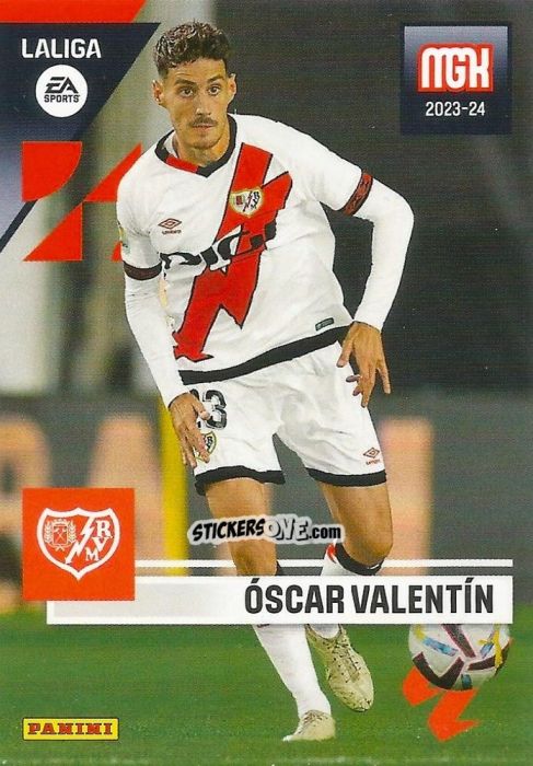 Figurina Óscar Valentín - LaLiga 2023-2024. Megacracks n. 298 - Panini