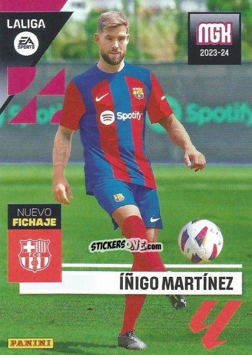 Sticker Inigo Martinez - LaLiga 2023-2024. Megacracks n. 451 - Panini