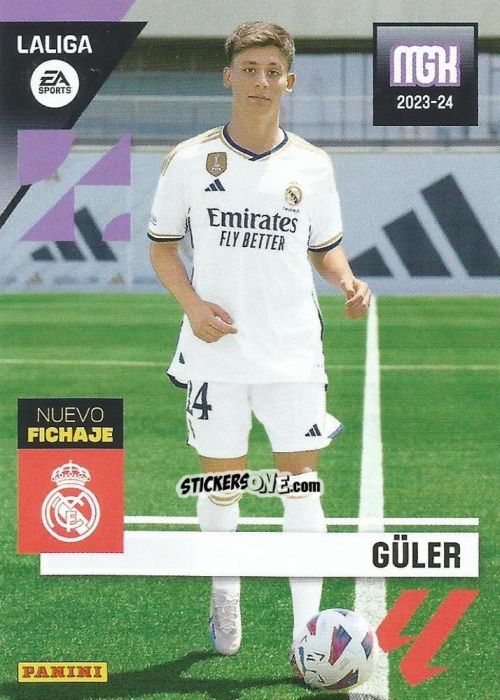 Cromo Güler - LaLiga 2023-2024. Megacracks n. 461 - Panini