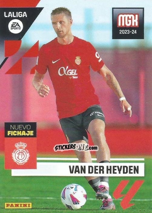 Figurina Van der Heyden - LaLiga 2023-2024. Megacracks n. 463 - Panini