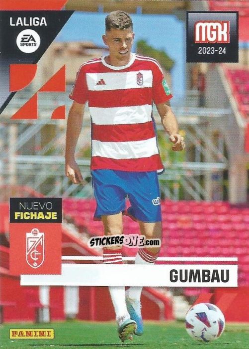 Cromo Gumbau - LaLiga 2023-2024. Megacracks n. 465 - Panini