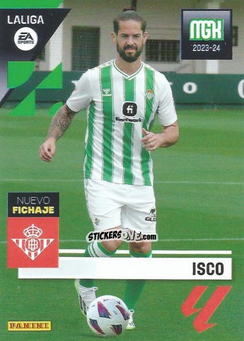 Figurina Isco - LaLiga 2023-2024. Megacracks n. 473 - Panini