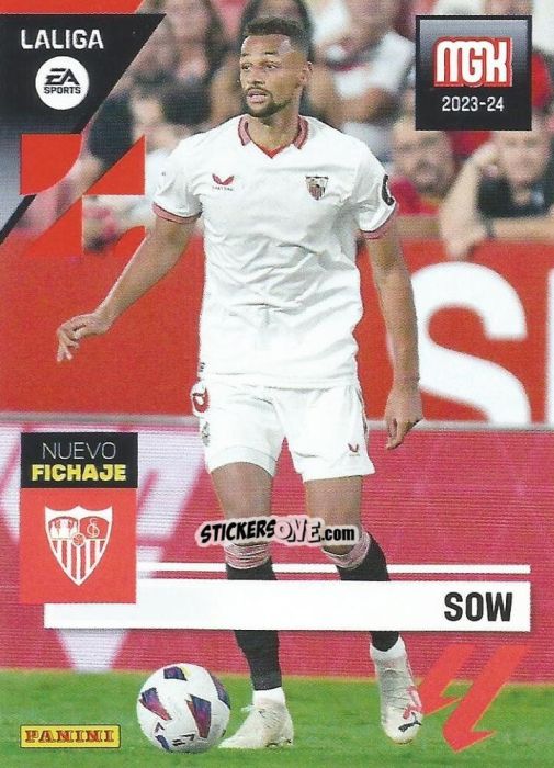 Figurina Sow - LaLiga 2023-2024. Megacracks n. 475 - Panini