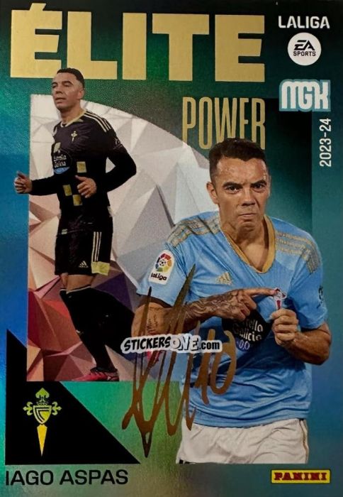 Figurina Iago Aspas - LaLiga 2023-2024. Megacracks n. 7p - Panini