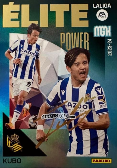 Sticker Kubo - LaLiga 2023-2024. Megacracks n. 8p - Panini