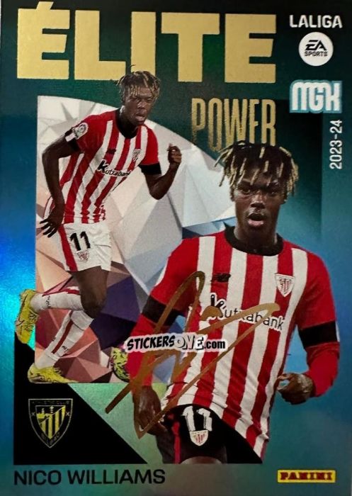 Figurina Nico Williams - LaLiga 2023-2024. Megacracks n. 11p - Panini