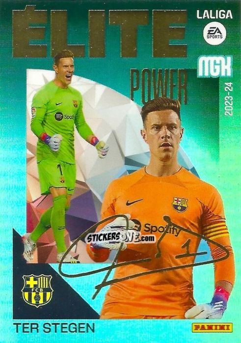Figurina Ter Stegen - LaLiga 2023-2024. Megacracks n. 14p - Panini