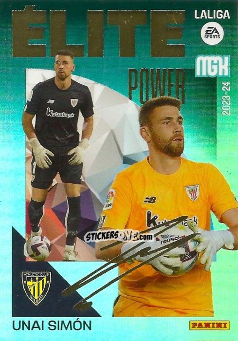 Cromo Unai Simón - LaLiga 2023-2024. Megacracks n. 15p - Panini