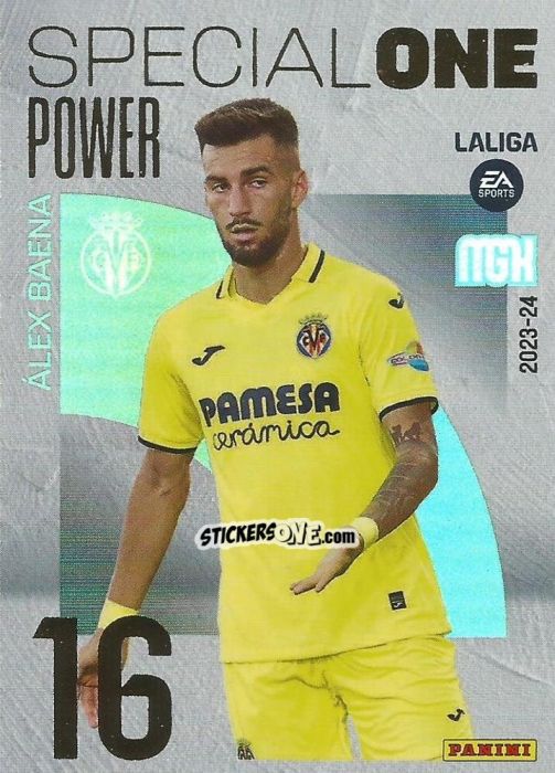 Figurina Álex Baena - LaLiga 2023-2024. Megacracks n. 380p - Panini