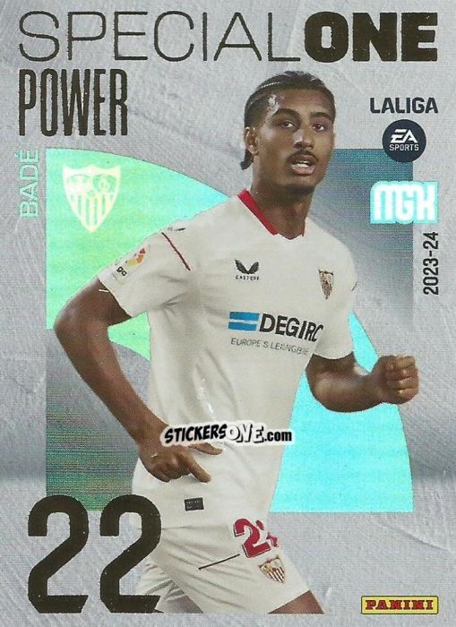 Figurina Badé - LaLiga 2023-2024. Megacracks n. 384p - Panini