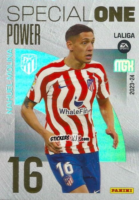 Figurina Nahuel Molina - LaLiga 2023-2024. Megacracks n. 401p - Panini