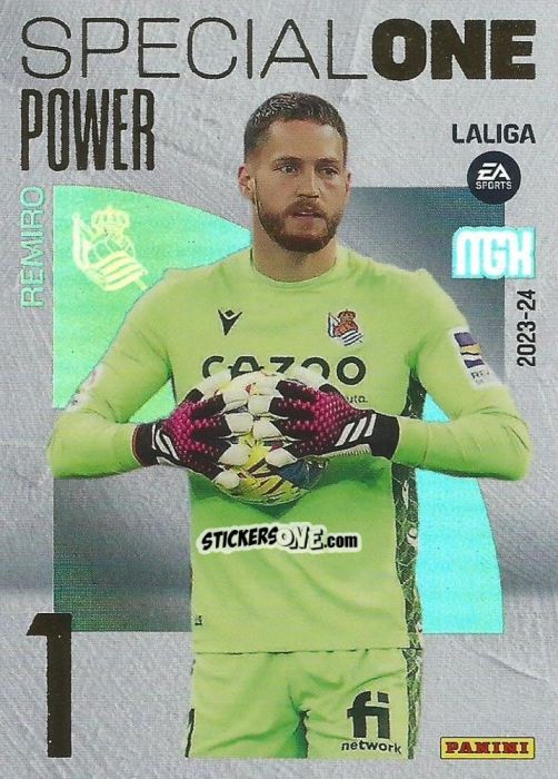 Figurina Remiro - LaLiga 2023-2024. Megacracks n. 402p - Panini